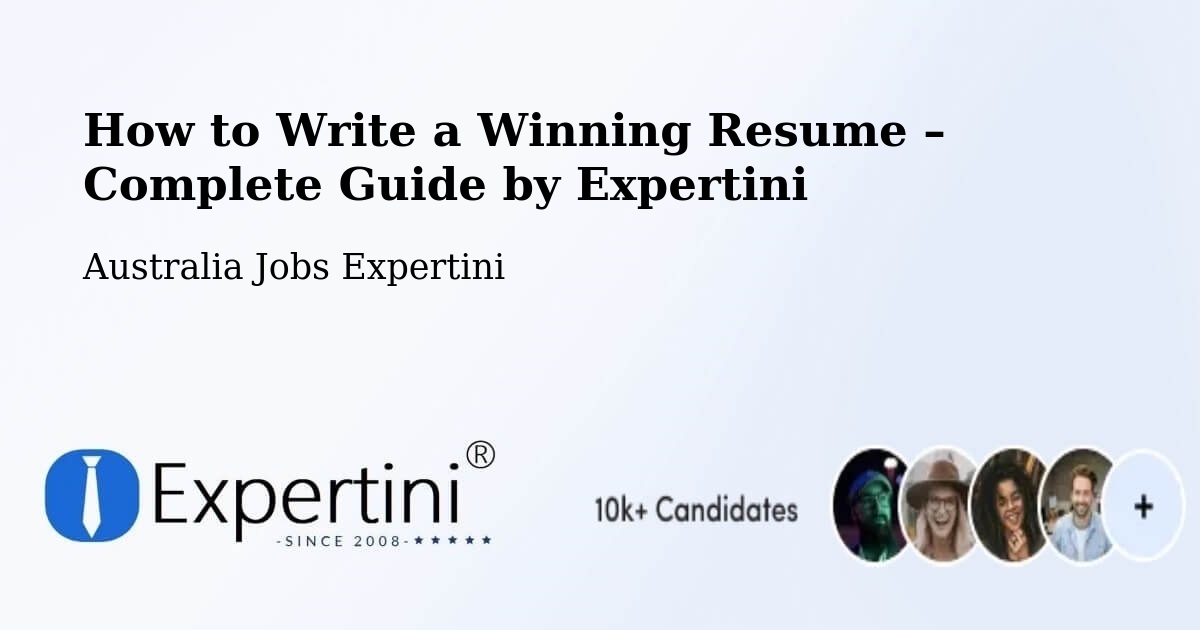 Resume Writing Guide for Job Seekers – Bathurst - Bathurst, Australia Jobs Expertini